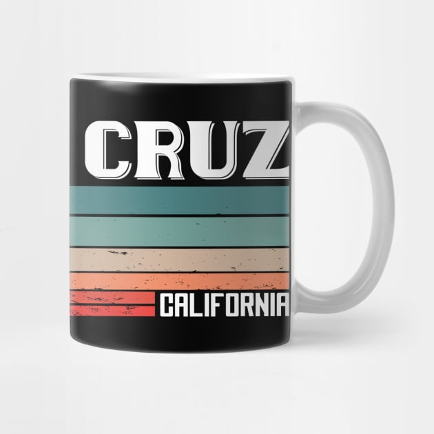 Santa Cruz California Retro Vintage by ShirtsBarn